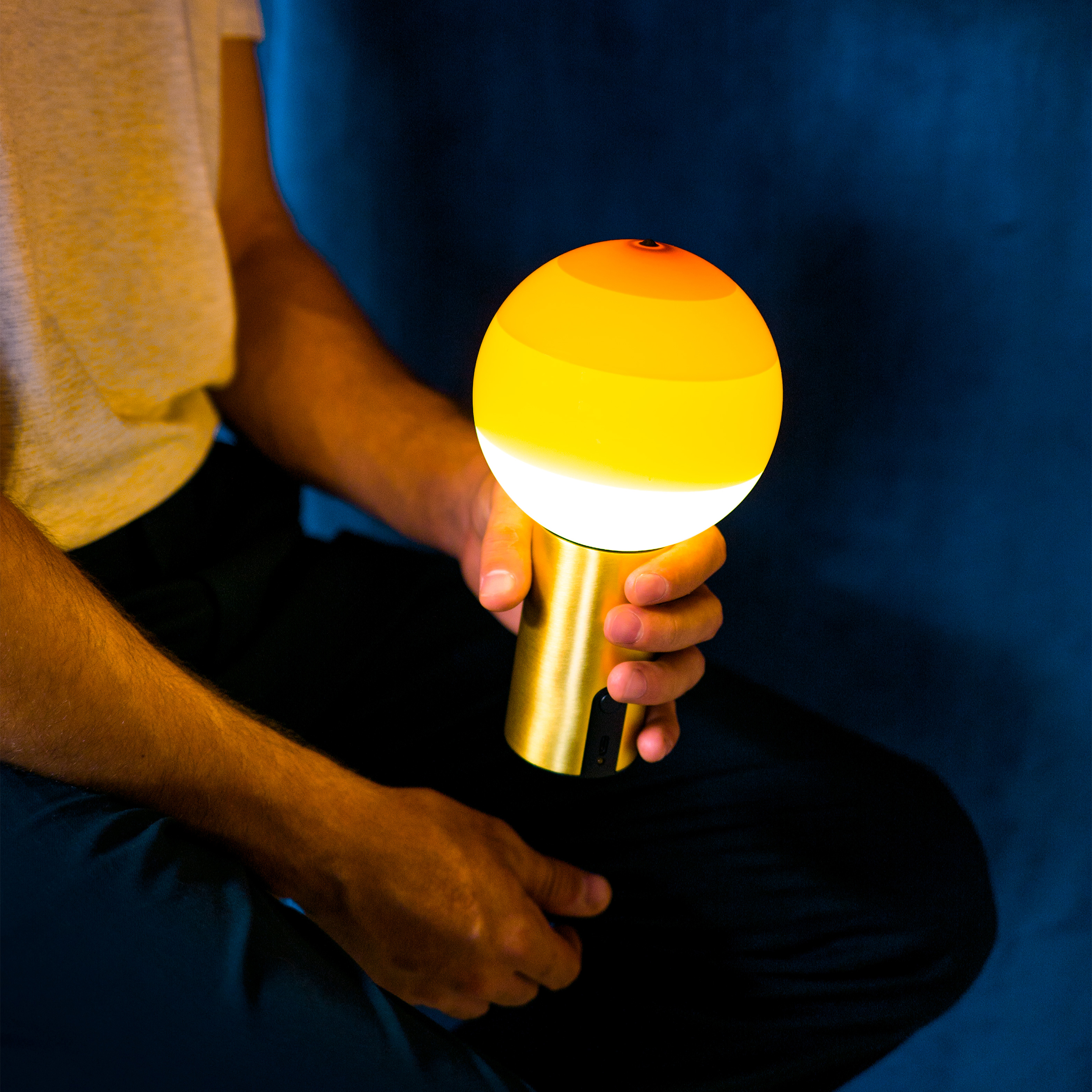 Lampe sans fil rechargeable Dipping Light LED Marset - vert